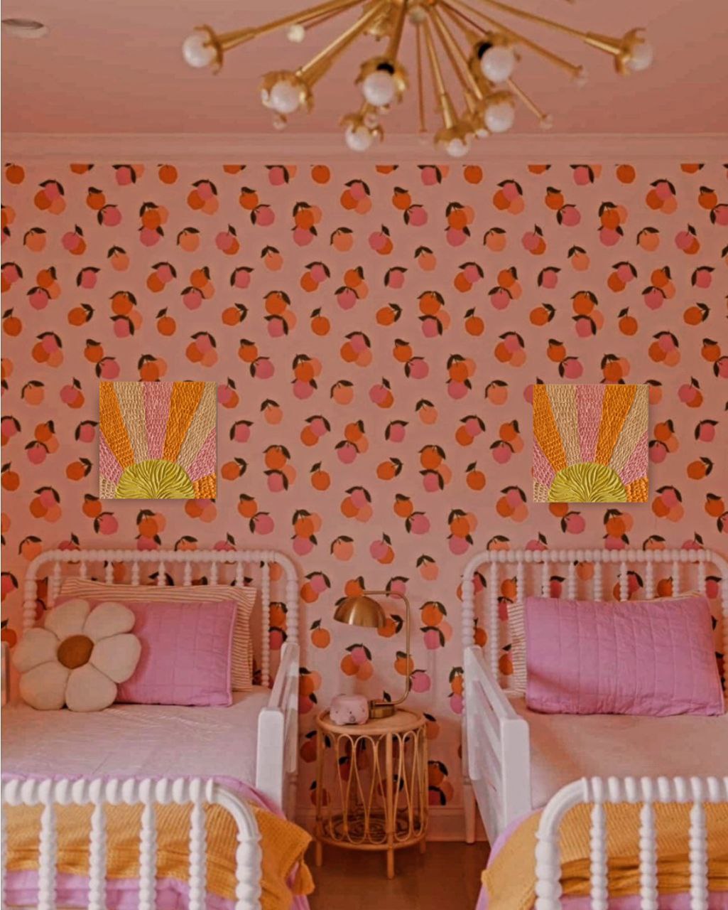 The Sun textured Painting