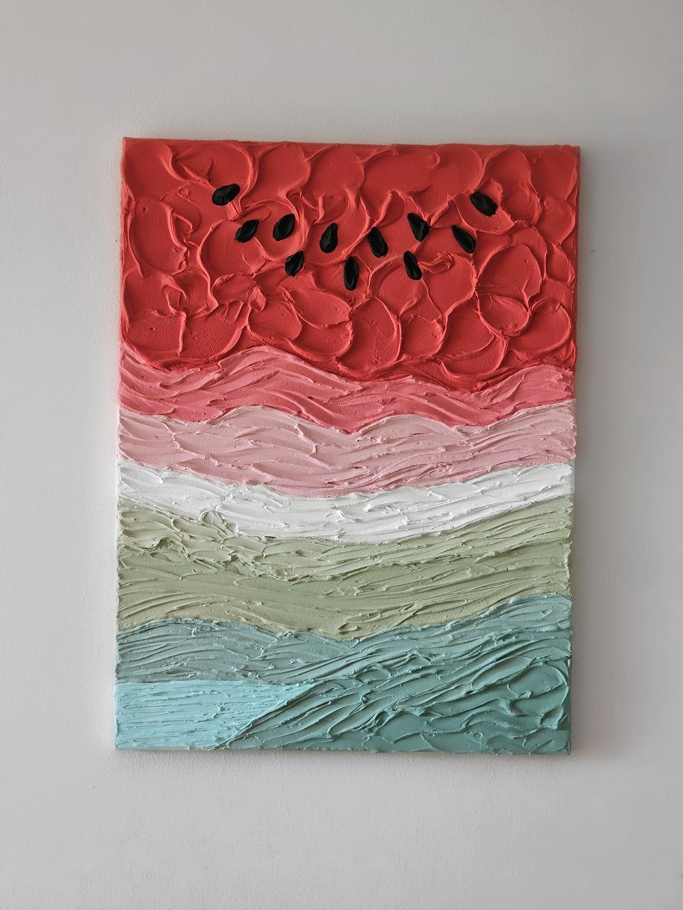 Watermelon Land | textured Art painting
