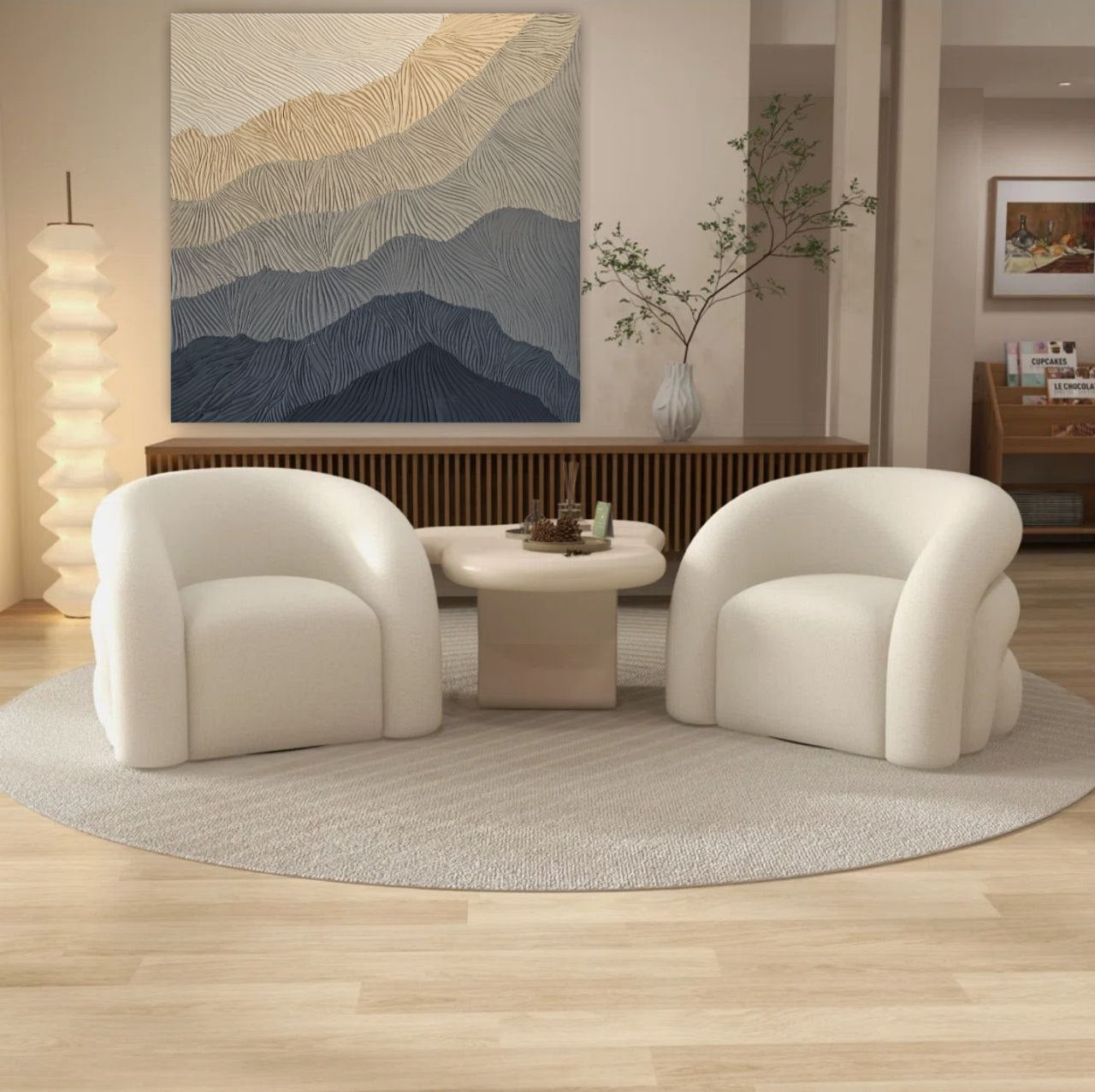 Textured Abstract art painting