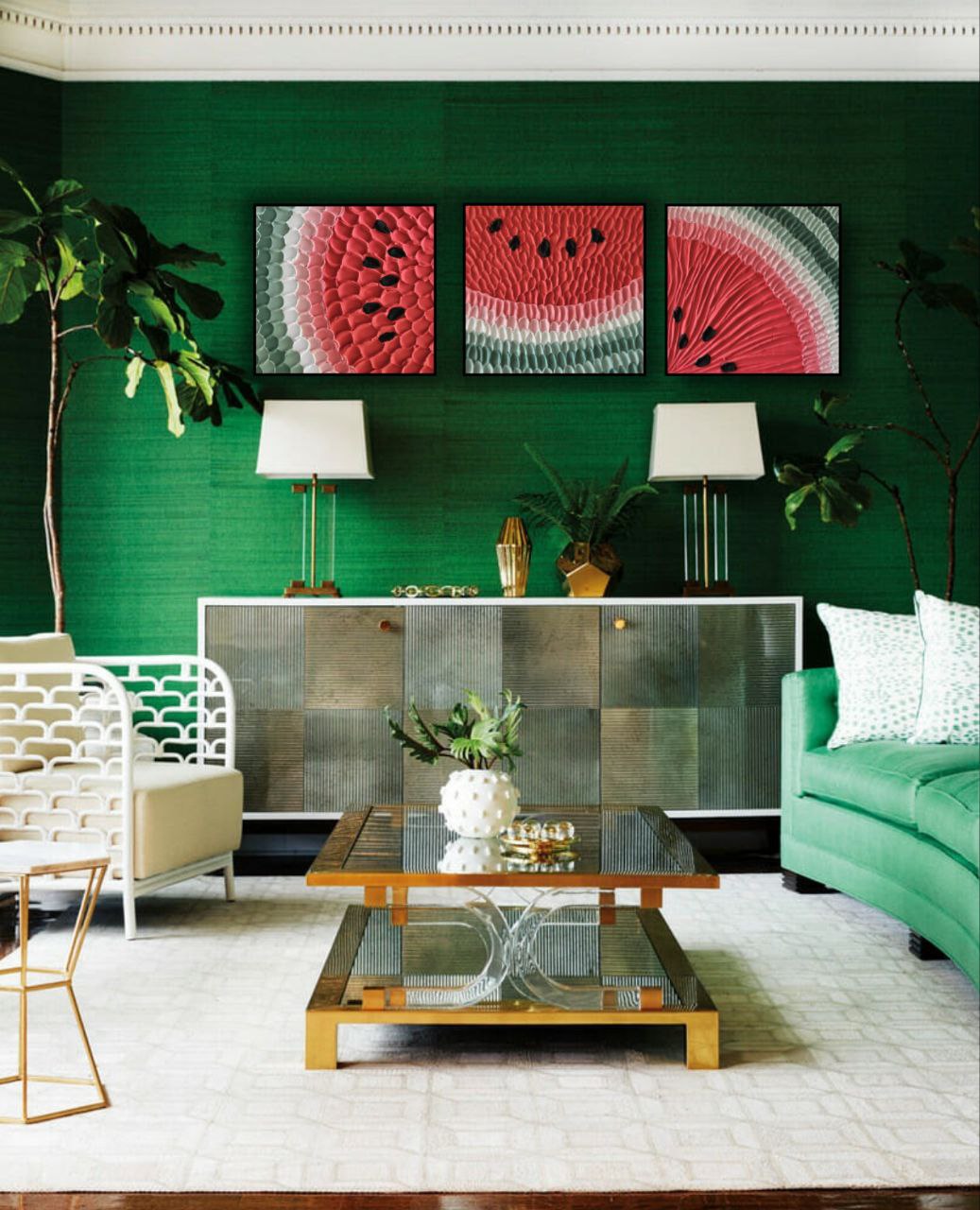 Watermelon | Modern textured art