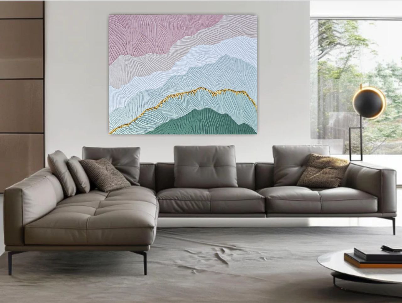 Awakening | Large textured painting