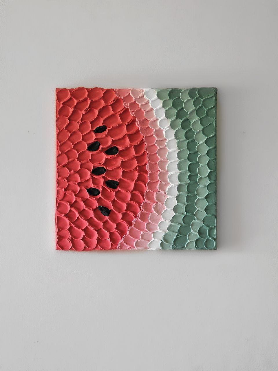Watermelon | Modern textured art