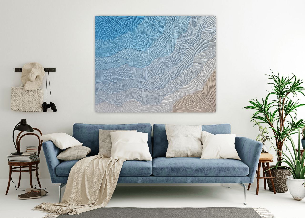 West Palm Beach | Large textured painting